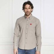 HUGO Hugo Boss 雨果·博斯 Evito 男士纯棉修身长袖衬衫50458258