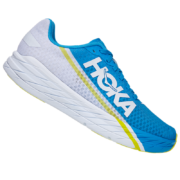 HOKA ONE ONE 男女鞋火箭X公路跑步鞋Rocket X减震耐磨网面透气 白色/深海蓝 44.5/285mm