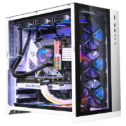 LIANLI 联力 包豪斯O11D 白色 海景房电脑主机箱 高塔8槽/双U3+Type-C/双面玻璃/三面水冷位/E-ATX/双电源仓