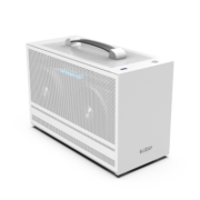 超频三（PCCOOLER）蜂鸟1 I100W PRO 白色 mini ITX小机箱（便携式手提/支持SFX电源/17*17CM以内主板）
