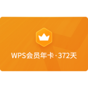 WPS 金山软件 会员年卡372天