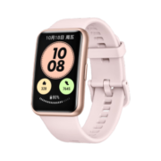HUAWEI WATCH FIT new 华为手表 运动智能手表方形 时尚轻薄/华为快充/专业运动/健康管理 樱语粉
