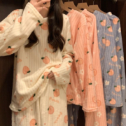 品彩 可爱桃子杏色 均码(80-140斤)