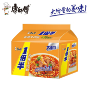 京东特价APP、需抢券：康师傅  一倍半香辣牛肉面*5包