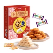 88vip：嘉士利果酱夹心饼干牛轧糖果大礼盒928g*3件+凑单