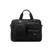 Samsonite/新秀丽公文包男士时尚商务电脑包手提斜跨两用包 送老公送男友 NQ2 黑色