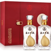 五粮液（wuliangye）【酒厂直供】五粮液40度 永不分梨 375ml*2 白酒礼盒 酒仙网