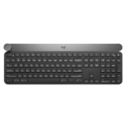 罗技（Logitech） Craft 无线蓝牙键盘 办公键盘 超薄 带优联 深灰色 旗舰款 【Craft】无线蓝牙/超薄/带旋钮
