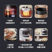美的(Midea)电压力锅家用双胆大容量智能高压锅巧鲜阀 大火速热快煮饭大屏多功能电压力煲3-6人 MY-50Q5-520