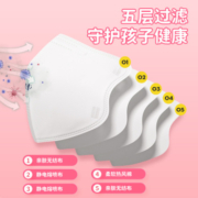 超亚 医疗级别儿童N95医用防护口罩 独立装30枚 赠新年口罩30枚