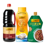 李锦记 锦珍生抽1.45kg+金蚝油550g+黄豆酱240g