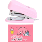 晨光(M&G) 订书器+订书钉组合套装 粉色ABS91649