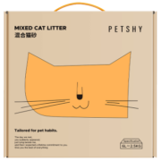 petshy百宠千爱 混合猫砂 原味豆腐砂除臭猫砂玉米细猫沙大颗粒结 经典原味【豆腐混合砂】*6包