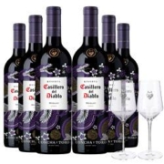 Casillero del Diablo 红魔鬼 干红葡萄酒 干露红魔鬼尊龙系列 750ml*6瓶整箱装