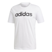 adidas阿迪达斯 男装夏季运动短袖T恤DQ3056 白/黑 A/S