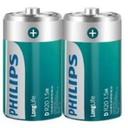 PHILIPS 飞利浦 R20P 1号碳性电池 1.5V 2粒装