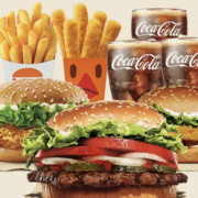 聚划算百亿补贴：BURGER KING 汉堡王 明星皇堡3人餐 单次兑换券
