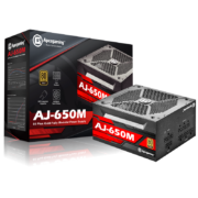 艾湃电竞（Apexgaming）AJ-650M 额定650W 全模组电源旗舰型 80PLUS金牌 全日系电容 智能启停