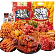 聚划算百亿补贴：比比赞辣卤零食大礼包*18包