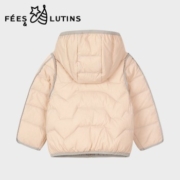 菲丝路汀（FEES&LUTINS）品牌童装女童轻薄羽绒服冬季新款儿童双面穿羽绒服【商场同款】 橙粉色 110S