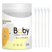 德佑！婴儿宝宝专用掏耳勺棉签200支*3