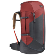 迪卡侬（DECATHLON）登山包户外双肩男女大容量越野专业轻量旅行多功能背包FOR4 赤褐色 男款 70升 60-70升