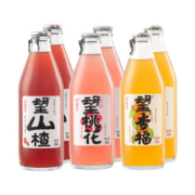 好望水望山楂望桃花望杏福气泡果汁组合饮料气泡水300ml*6瓶