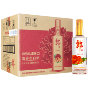 郎酒 顺品郎 浓香型白酒 45度480ml*12瓶 整箱装 （年货送礼）