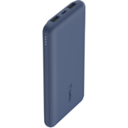 贝尔金(BELKIN)充电宝 便携小巧 移动电源 PD双向快充 10000毫安时 大容量 适用于苹果华为小米手机 BPB011蓝