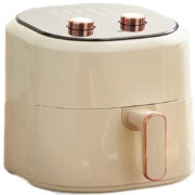 PLUS会员：Midea 美的 BG-AF5S 空气炸锅 4.5L 白色 机械款