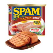 世棒（SPAM）午餐肉罐头培根口味340g 开罐即食 早餐汉堡火锅烧烤麻辣香锅食材