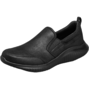 斯凯奇skechers商务休闲鞋男士正装一脚蹬懒人鞋防滑黑色健步鞋 8790000 全黑色/BBK 42