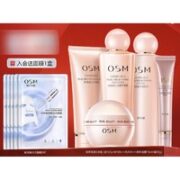 OSM 欧诗漫 营养美肤护肤品套装（洁面乳100g+活肤水135ml+凝露15ml+平衡露100ml+营养柔嫩霜 50g+赠 面膜5片）
