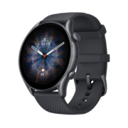 Amazfit 跃我 GTR 3 Pro 曜石黑 血压筛查 50米防水 心率血氧 智能运动电话手表男女士成人安卓watch华米科技