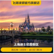 上海迪士尼  迪士尼双人门票+上海迪客湖枫酒店2晚