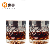 京东特价APP: 惠寻 复古卡伦玻璃杯 280ml*2