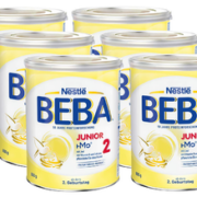 92.74元/罐！Nestlé 雀巢 BEBA贝巴 Junior 添加HMO 2段婴幼儿奶粉800g×6罐装  直邮含税到手约￥556.44