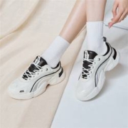 ANTA 安踏 老爹鞋女鞋2022新款轻便透气厚底增高减震休闲运动鞋