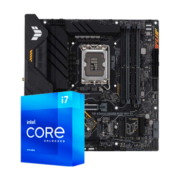 英特尔（Intel） 第12代 I7 12700KF 12700K华硕B660Z690主板CPU套装 华硕TUF B660M-PLUS WIFI D4 I7 12700F 12核20线程 十二代