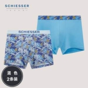 SCHIESSER 舒雅 fresh系列 男士棉质印花平角内裤 2条装*2件