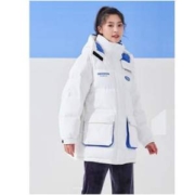 Tanboer 坦博尔 2022年新款女士撞色甜酷工装羽绒服 TD336528