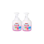 Pigeon 贝亲 婴幼儿桃叶精华洗发沐浴露二合一  450ml*2瓶