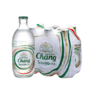 泰象（Chang）大象牌国际版原味无糖苏打气泡水 325ml*6瓶