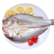 再补券：品珍鲜活 三去海鲈鱼 生鲜鱼类 净重400-450g（3条装）