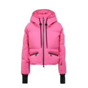 蒙口（Moncler）女士Allesaz 连帽夹克羽绒服 粉色 1A00039 5399D 519 0码155/80A
