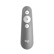 罗技（Logitech）R500 无线演示器 激光笔 ppt翻页笔 无线蓝牙双连 Mac iOS兼容  灰色