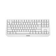 樱桃（CHERRY）MX1.0 TKL 有线键盘 G80-3811游戏键盘 机械键盘 单色白光 87键 键盘机械 电脑键盘 白色 黑轴