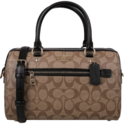 蔻驰COACH【官方直供】奢侈品女士中号单肩手提波士顿包F83607IMCBI