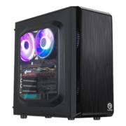 Tt（Thermaltake）启航者S3 黑色 Mini小机箱水冷电脑主机（支持240水冷排/支持M-ATX/背部理线/支持长显卡）