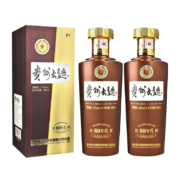 京东特价APP：茅台 贵州大曲 80年代 53%vol 酱香型白酒 500ml*2瓶